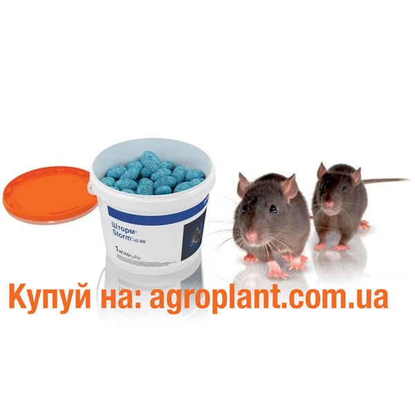 Шторм от мышей и грызунов – однодозовый родентицид с флокумафеном от BASF