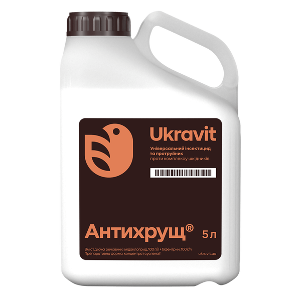 Антихрущ 5л — потужний інсектицид-акарицид для комплексного захисту (Імідаклоприд, Біфентрин, Ацетаміпрід)