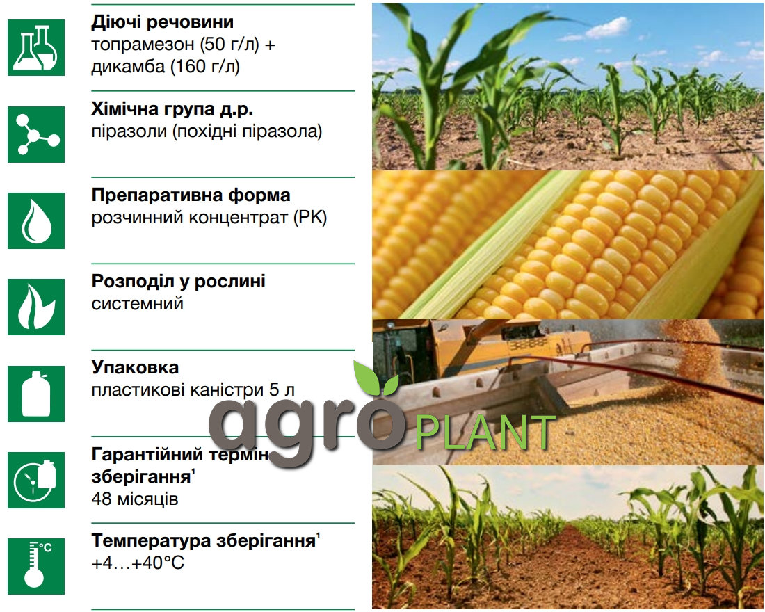 Стеллар Плюс гербіцид для кукурудзи - Ціна, Опис та Відгуки