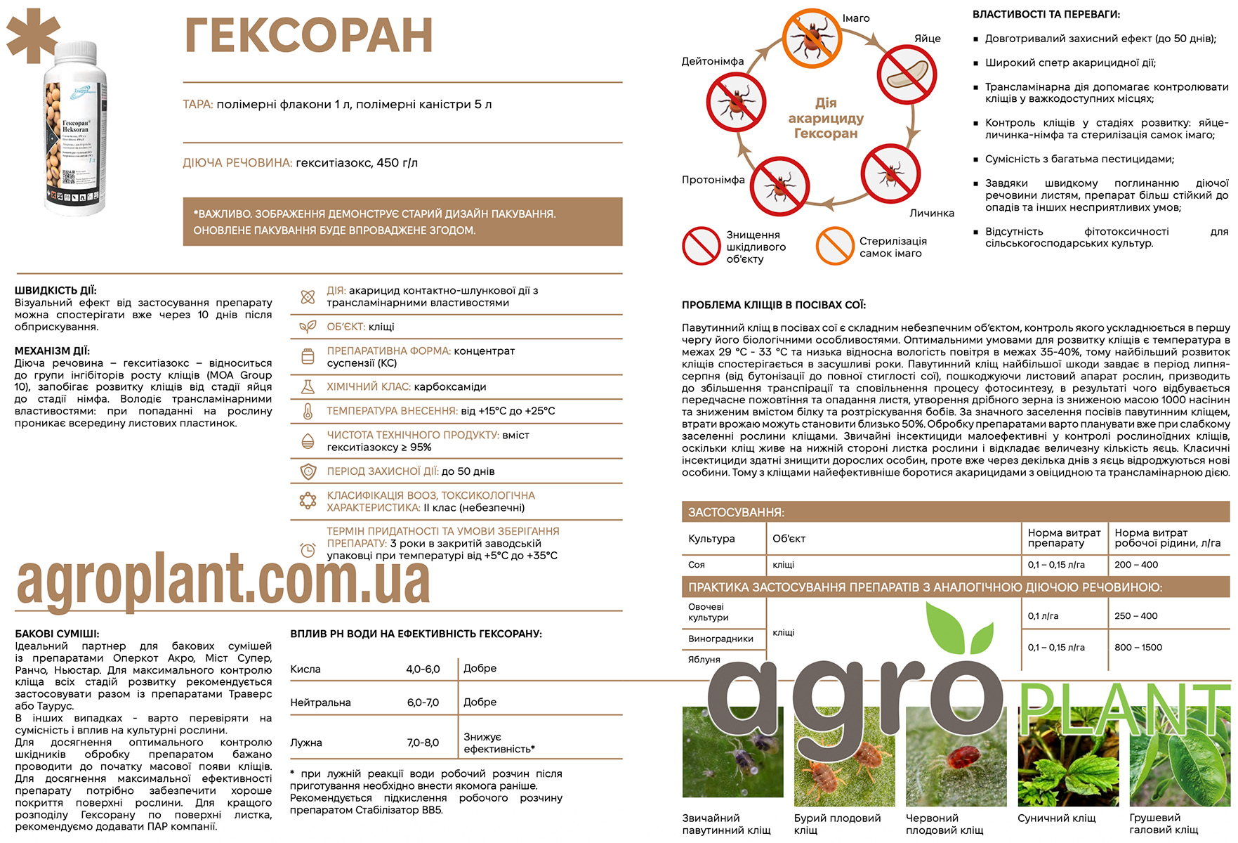 Гексоран інсектицид акарицид